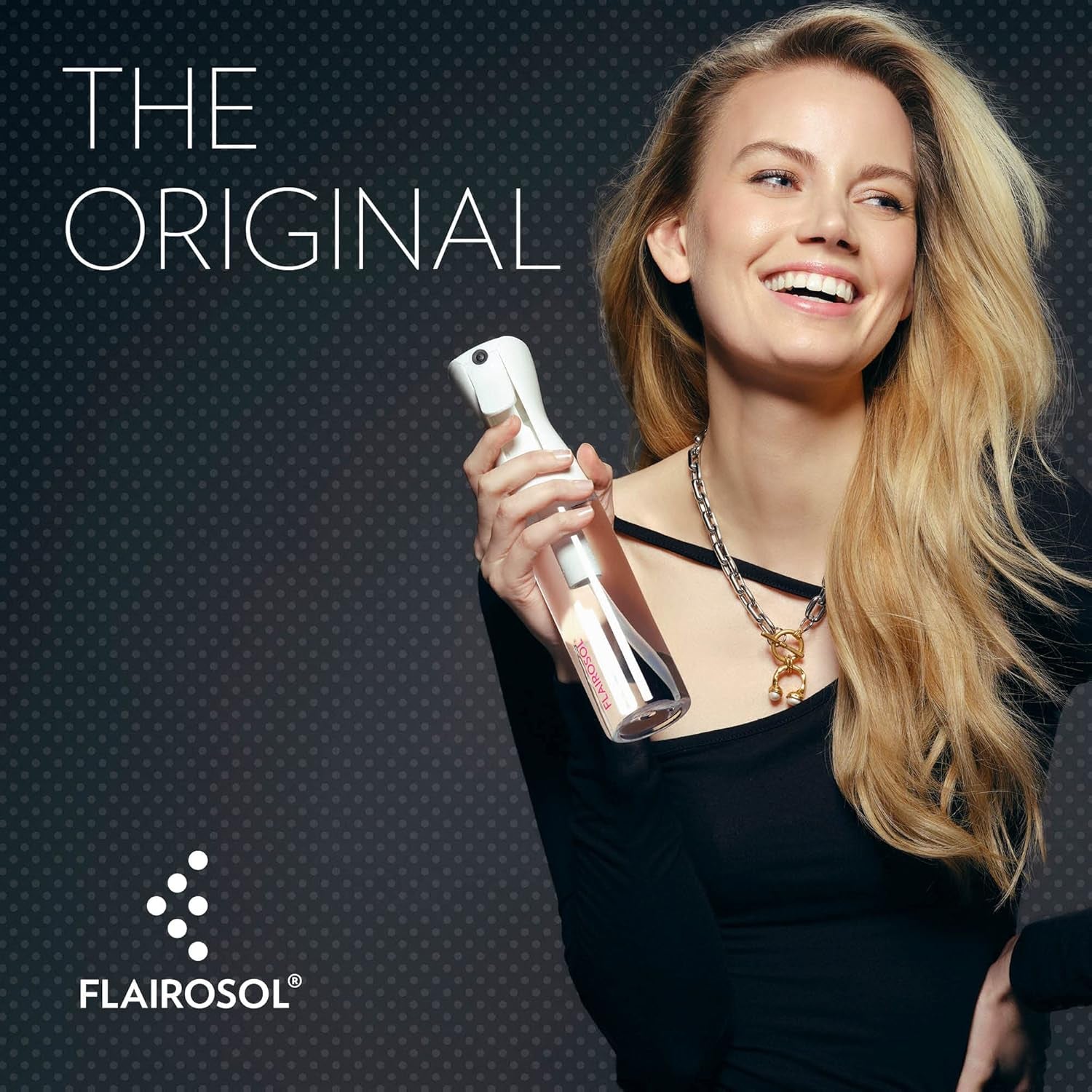 - the Original, Continuous Ultra Fine Mist Spray Bottle, Multi-Tasking Marvel for Hair, Skin, Home, Pet Care and More, Refillable and Reusable, 10.1Oz/300Ml (Clear Bottle-Pink Print)