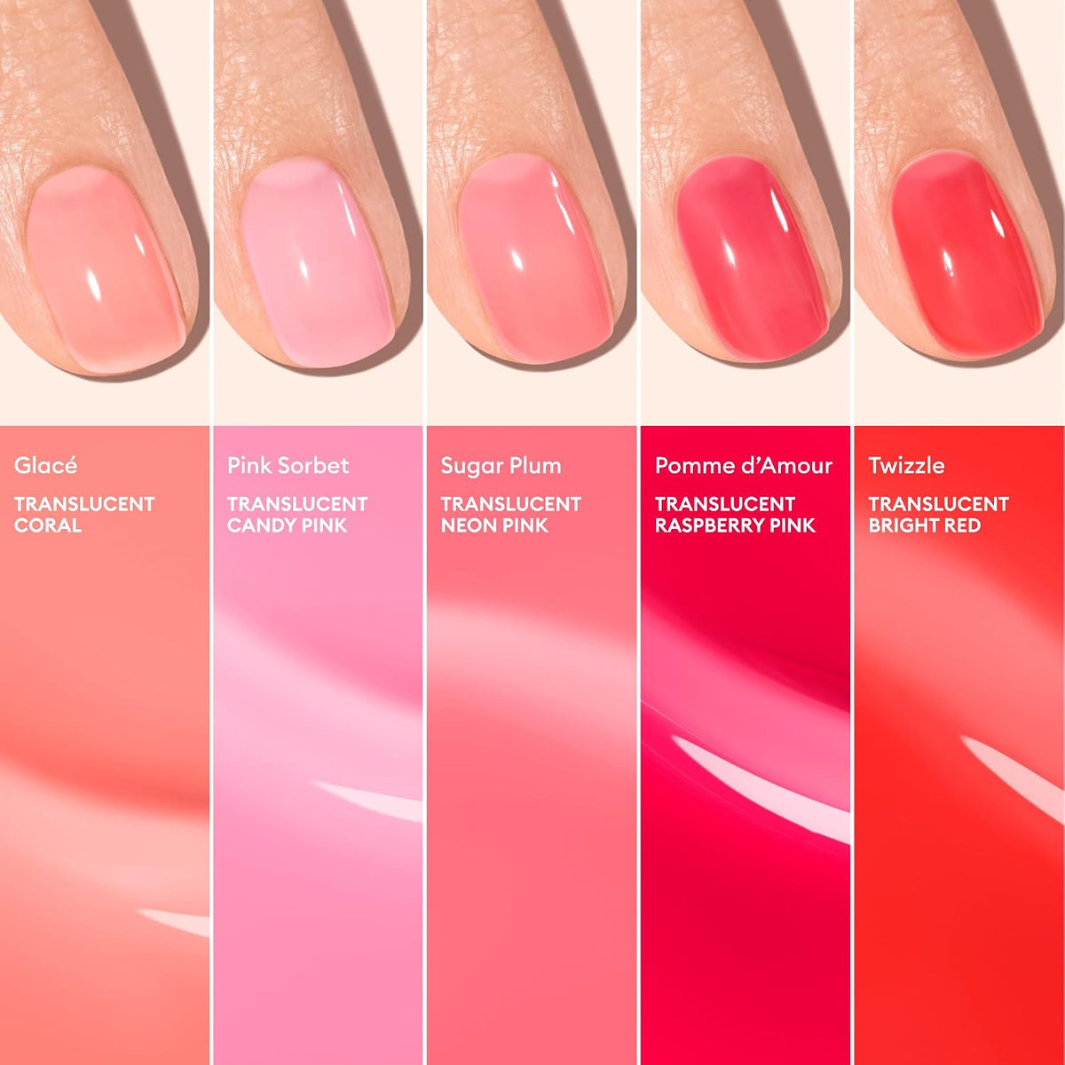 Manucurist Green Jelly Nail Polish Collection | 5 Shades