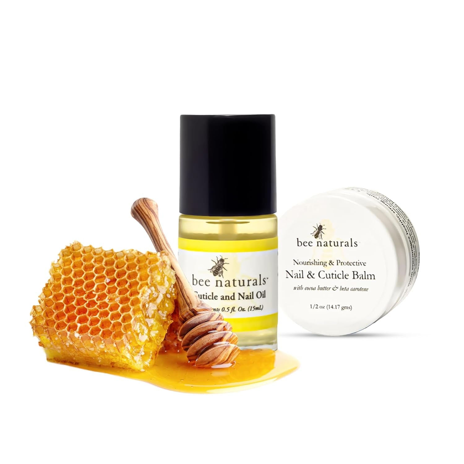 Nail & Cuticle Care Gift Set – Includes Hydrating Nail Balm & Nourishing Cuticle Oil with Natural Ingredients – Perfect for Dry, Brittle Nails & Ragged Cuticles – Travel-Friendly & Gentle