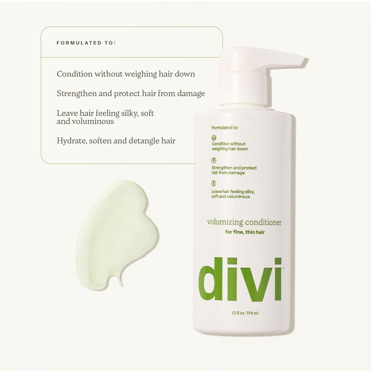 Shampoo and Conditioner Set for Women and Men - Hair Care Duo for All Hair Types, Adds Volume, Lift, and Bounce, Strengthens and Nourishes Hair - Full Size, 2 X 12 Fl Oz