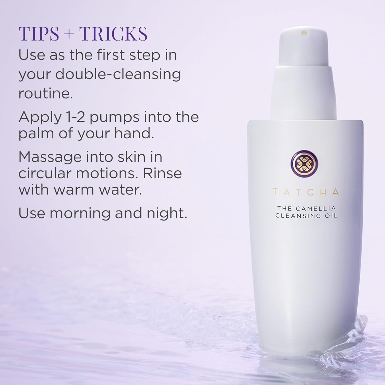 Pure One Step Camellia Cleansing Oil | 2 in 1 Makeup Remover Oil & Face Wash | 150 Ml / 5.1 Oz