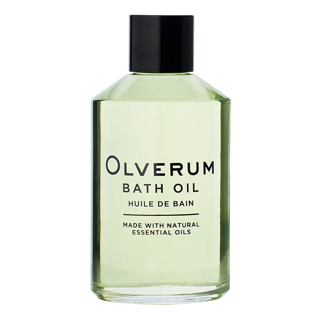 Olverum Bath Oil Luxury Aromatic Soak with Natural Essential Oils for Deep Relaxation 8.5 fl oz 250 ml