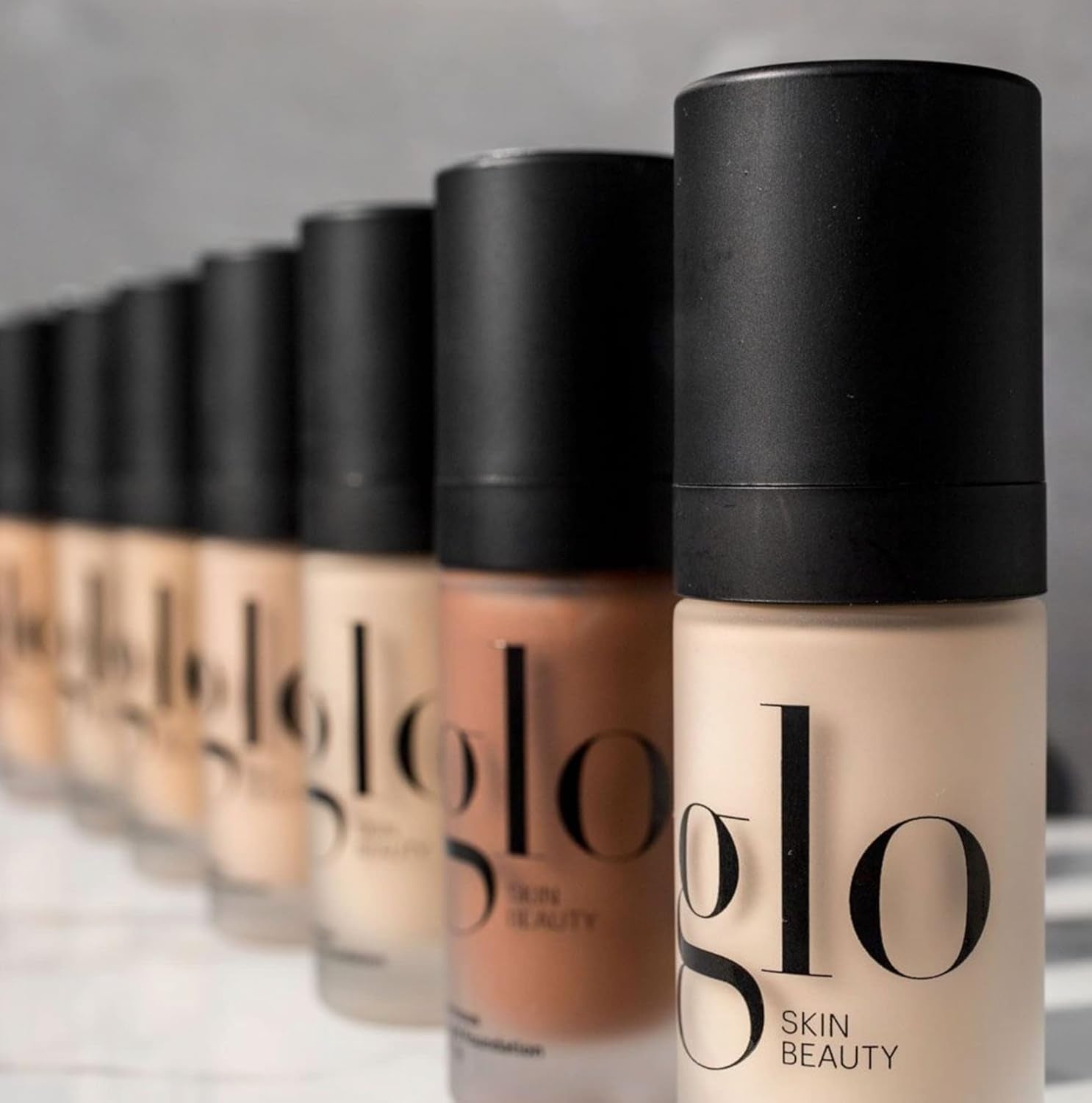 Luminous Liquid Mineral Foundation Makeup with SPF 18 (Brûlée) - Improves Uneven Skin Tone, Smooths & Corrects Imperfections, Sheer to Medium Coverage, Dewy Finish