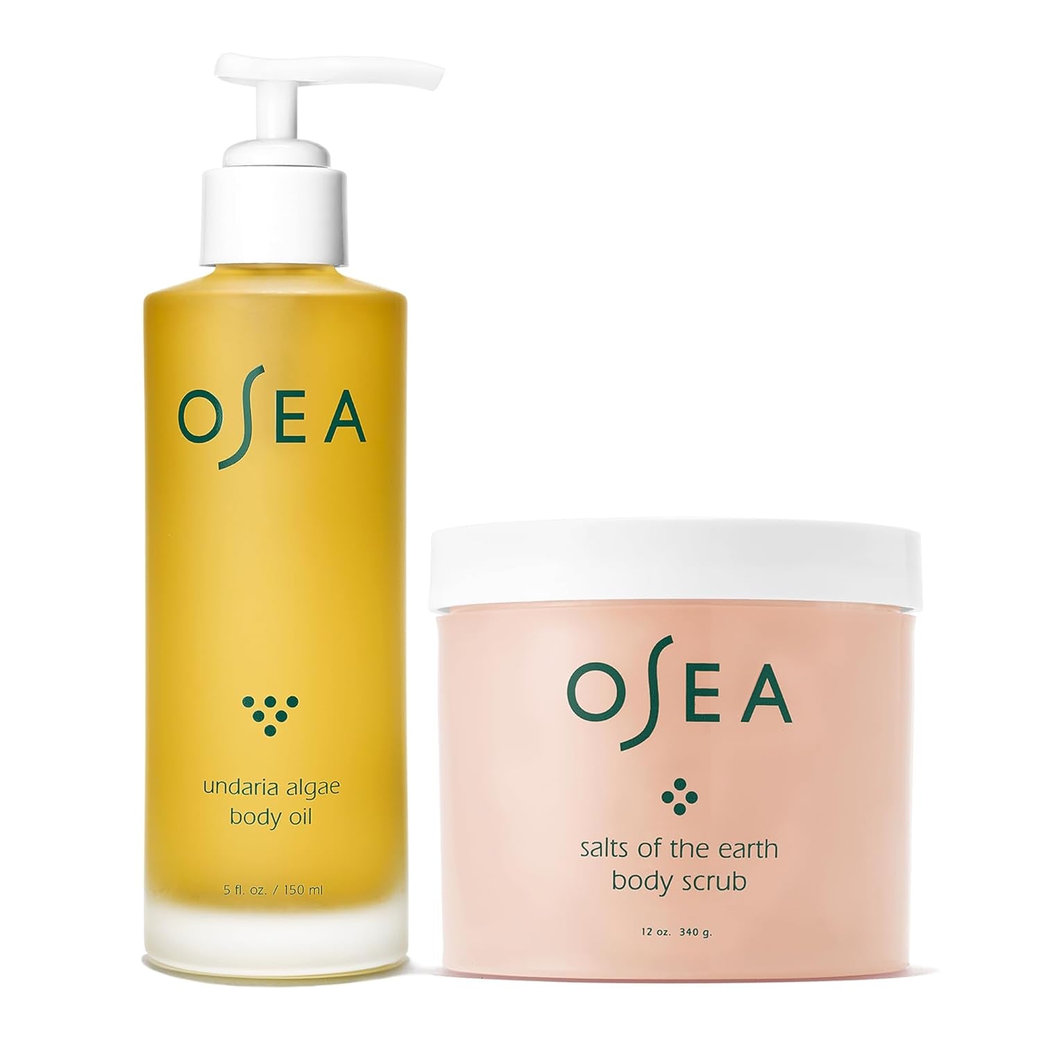 Body Glow Duo - Undaria Algae™ Body Oil & Salt of Earth Body Scrub