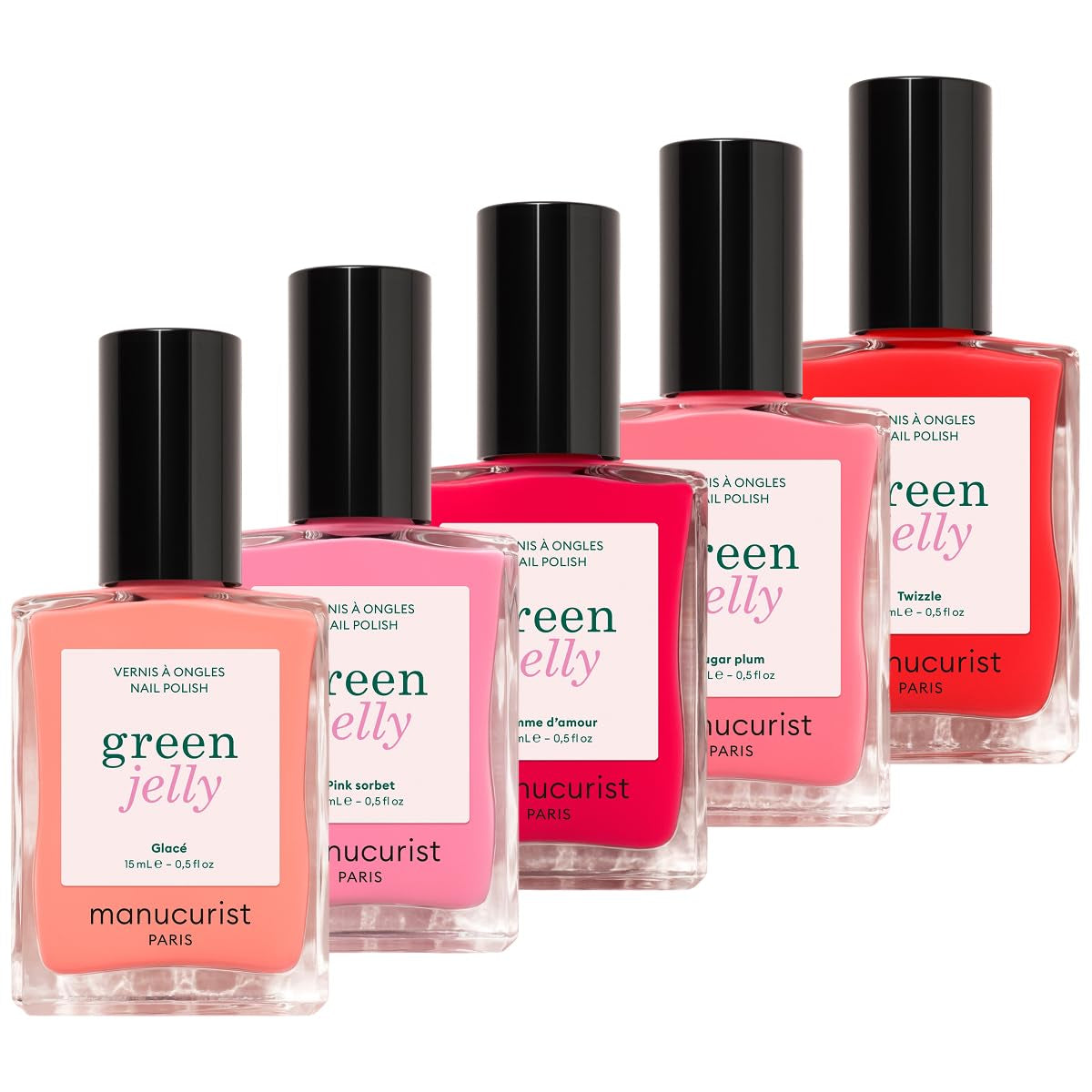 Manucurist Green Jelly Nail Polish Collection | 5 Shades
