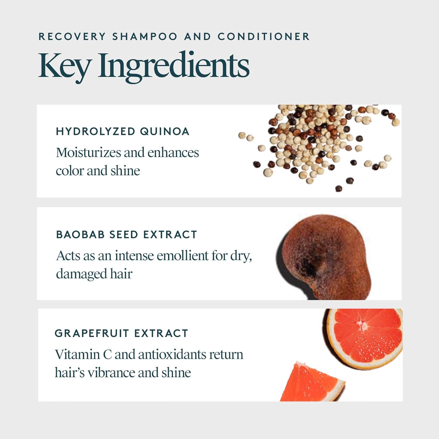 Virtue Recovery Sulfate Free Shampoo and Conditioner Set with Keratin Hydrates, Softens, and Renews Damaged Hair, Color Safe