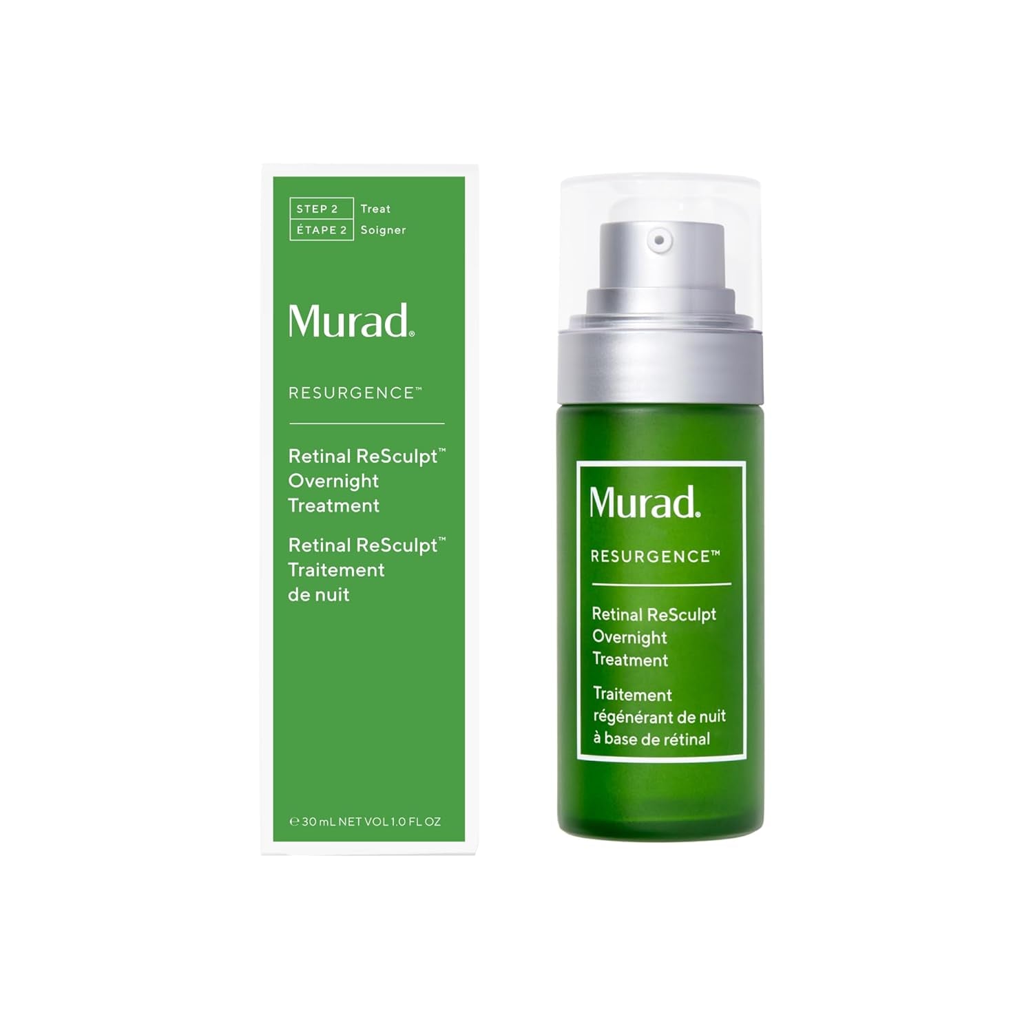 Retinal Resculpt Overnight Treatment - Advanced Face and Neck Serum with Encapsulated Retinal, Kangaroo Paw, Olive, & Oat Smooths Deep Wrinkles and Crepey Skin, & Lifts Sagging Skin
