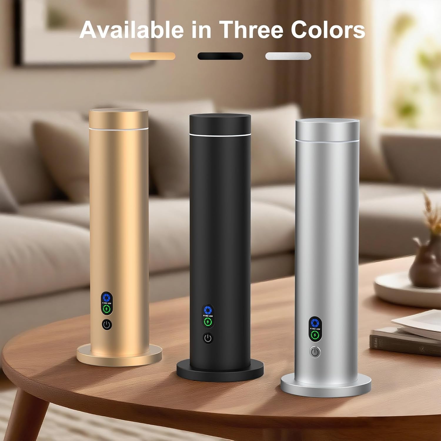 Waterless Essential Oil Diffuser for Large Luxury Spaces - Cold Air Aroma Diffuser with Remote Control, Smart Timer, Quiet Operation, and Ambient Mood Lighting (Up to 1000 Sq Ft)
