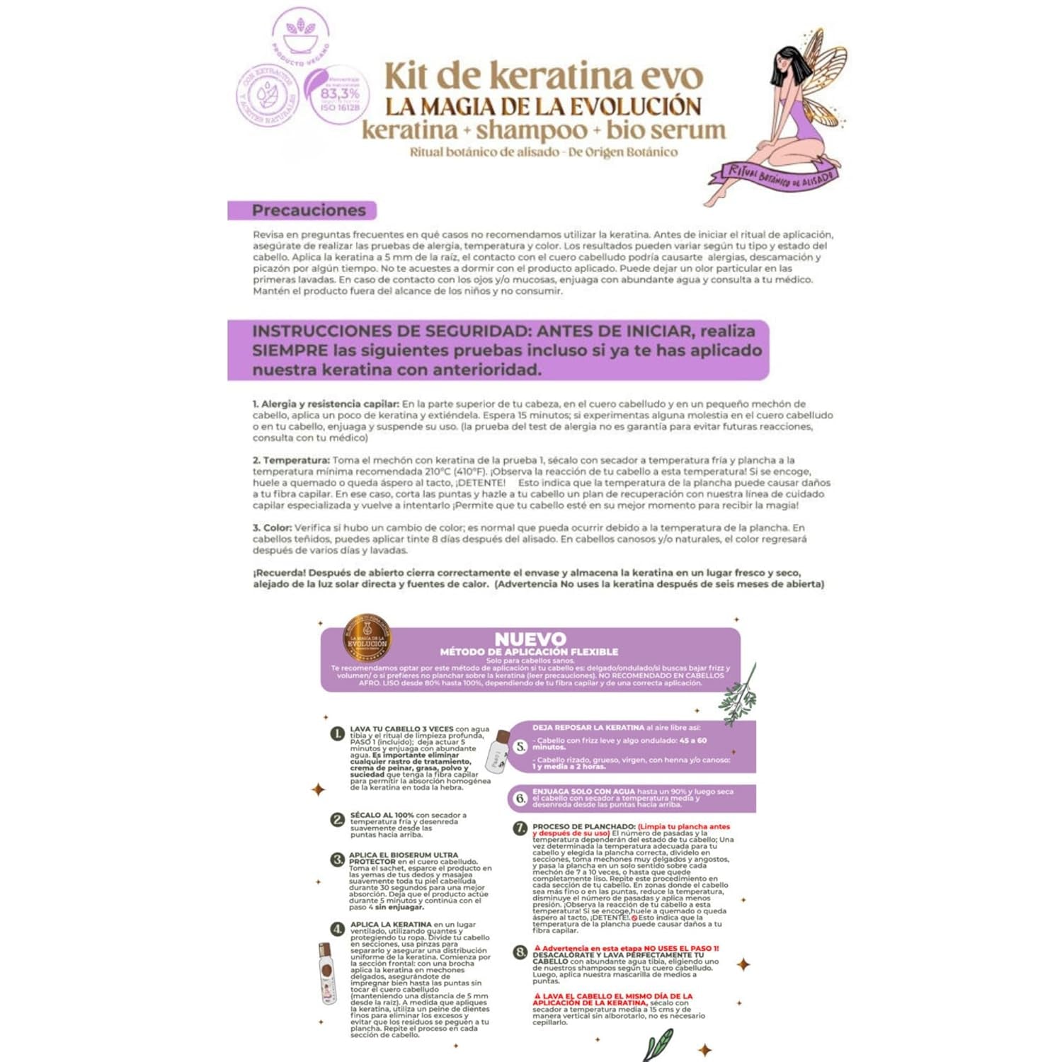 Ritual Botánico Keratina Orgánica | Treatment to Straighten, Repair and Relax Hair | All Natural, Organic & Vegan Ingredients | Product of Colombia | 6 Piece Kit