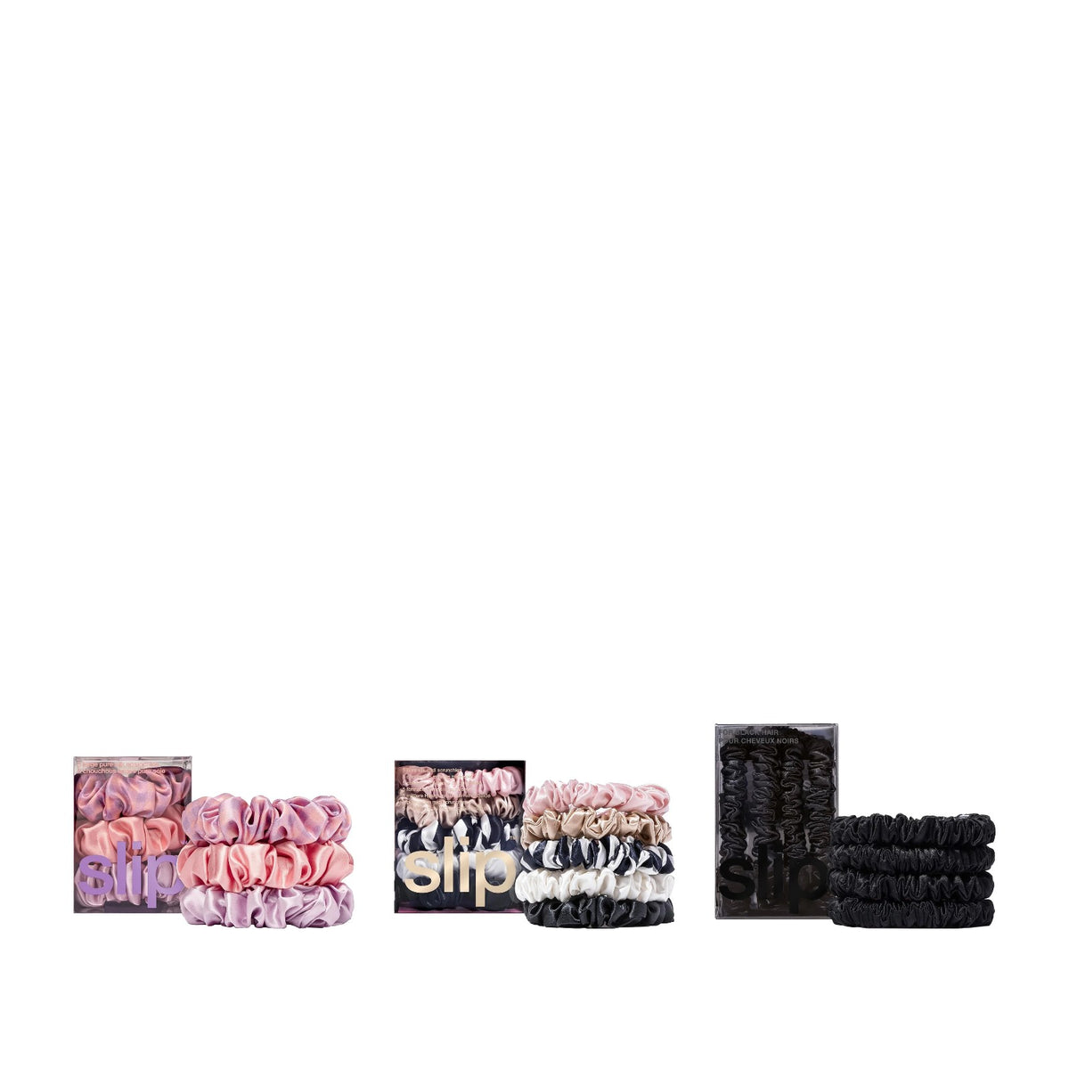 Slip Silk Scrunchie Wardrobe | 12-Piece Set