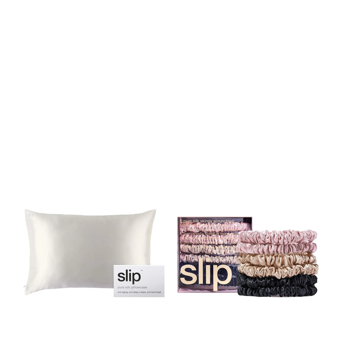 Slip Silk Pillowcase & Scrunchie Set | Queen