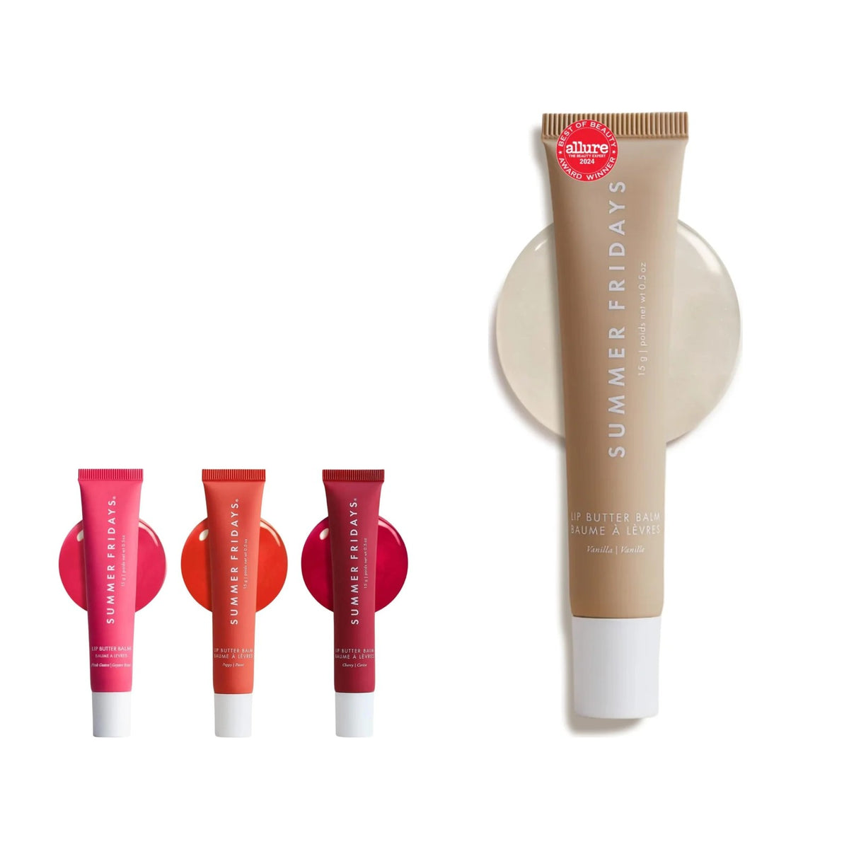 Summer Fridays Lip Butter Balm Fruit & Vanilla Set