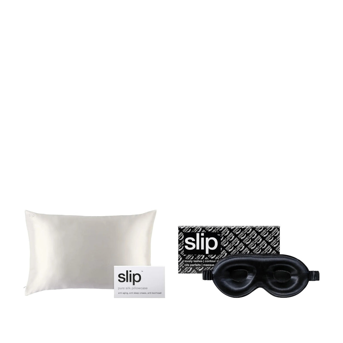 Slip Silk Sleep Sanctuary Set | Queen Pillowcase + Sleep Mask