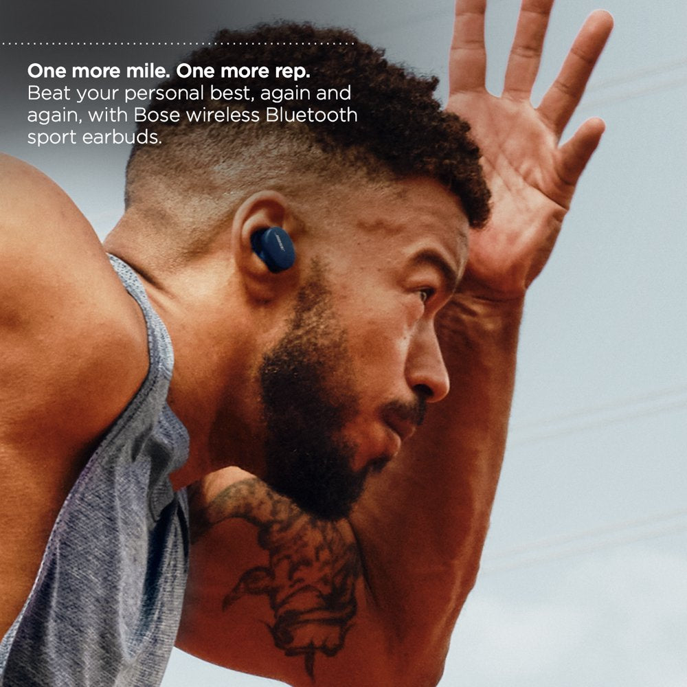 Sport Earbuds True Wireless Bluetooth Headphones, Black