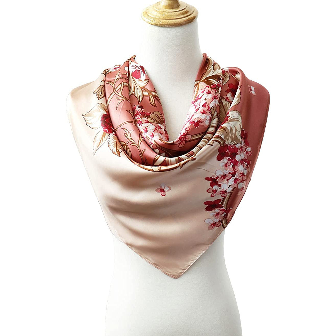 Women'S 35" Satin Square Silk like Hair Scarves and Wraps Headscarf for Sleeping