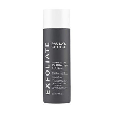 Paulas Choice--Skin PERFECTING 2% BHA Liquid Salicylic Acid Exfoliant--Facial Exfoliant for Blackheads, Enlarged Pores, Wrinkles & Fine Lines, 4 Oz Bottle