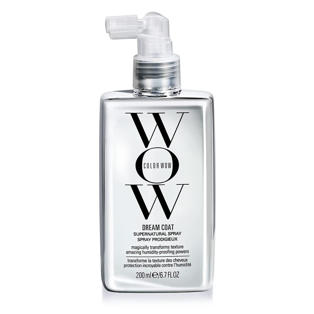 Color Wow Dream Coat Supernatural Spray – Multi Award Winning anti Frizz Spray Keeps Hair Frizz Free for Days  Matter the Weather with Moisture Repellant anti Humidity Techlogy; Glass Hair Results