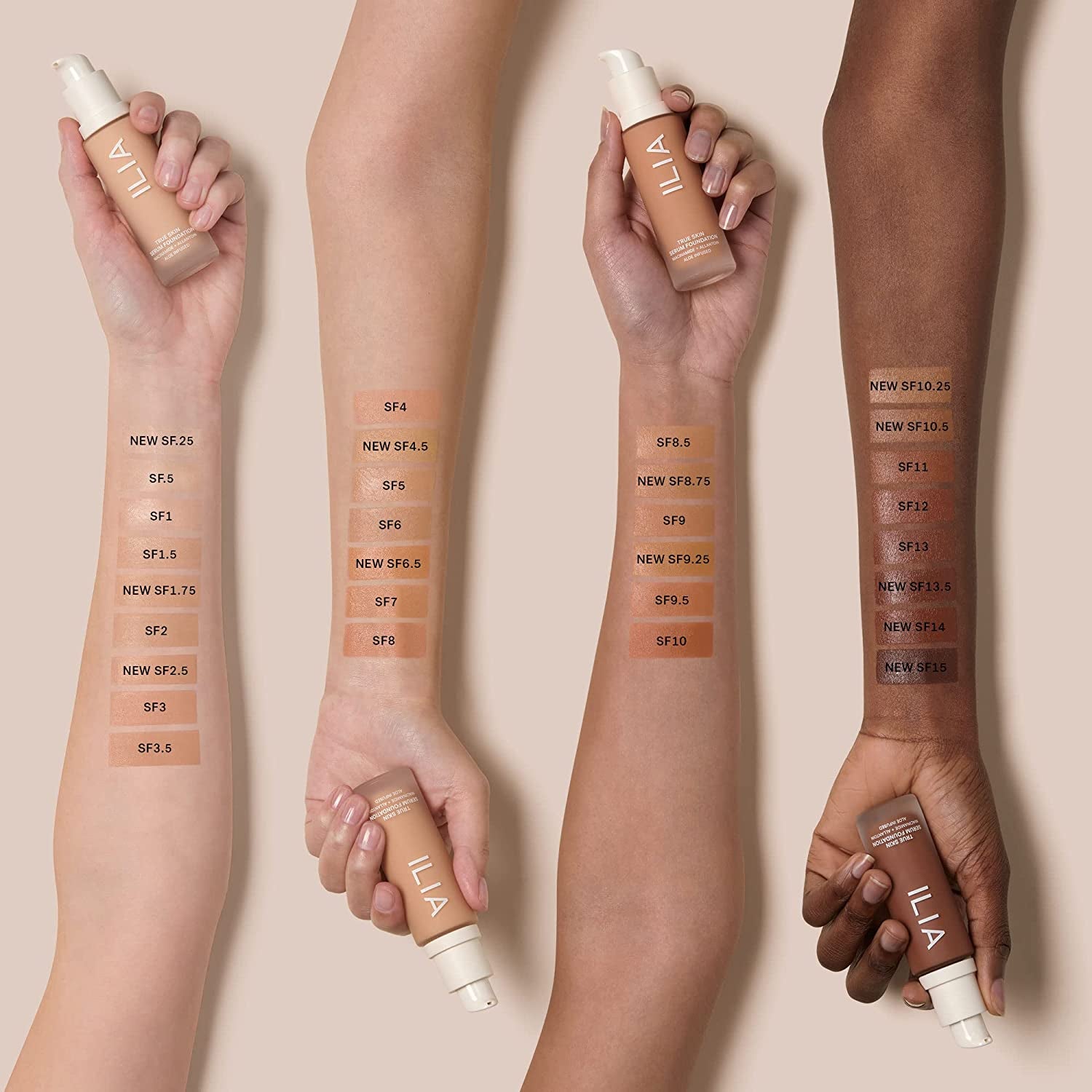 - True Skin Serum Foundation | Cruelty-Free, Vegan, Clean Beauty (Salina SF5)