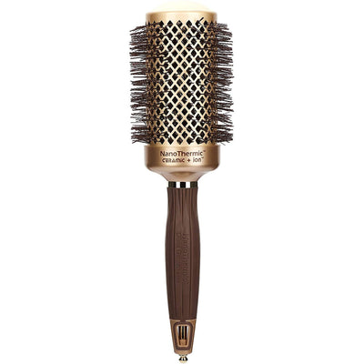 Nanothermic Ceramic + Ion round Thermal Hair Brush (Not Electrical)
