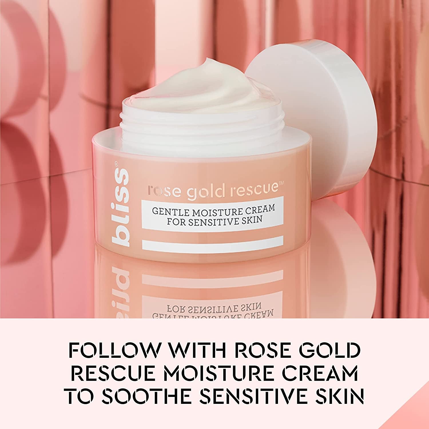 Rose Gold Rescue Foaming Face Wash & Cleanser for Sensitive Skin | Clean | Cruelty Free | Vegan | 6.4 Fl Oz