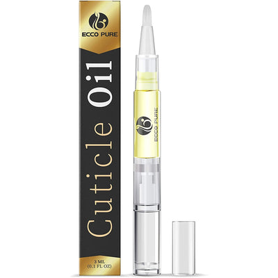 Cuticle Oil Pen - Nail Cuticle Protector - Professional Manicure & Pedicure Set Accessory - Acrylic Nail Art Accessory - Cuticle & Nail Strengthener - Cuticle Softener for at Home Nail Care Kit - Contains Vitamin E