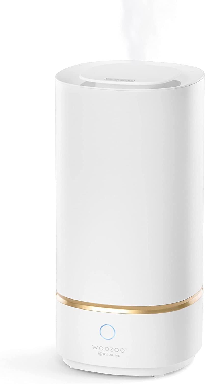 IRIS USA WOOZOO Ultrasonic Humidifier - Cool Mist 3L Water Tank, Bedroom Baby Nursery, Adjustable Mist Level, Night Light Function, Whisper Quiet, Runs up to 38 Hours, Auto Shut Off