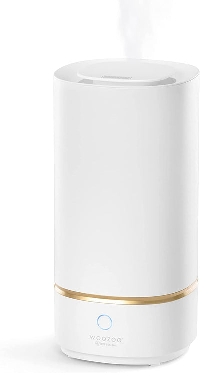 IRIS USA WOOZOO Ultrasonic Humidifier - Cool Mist 3L Water Tank, Bedroom Baby Nursery, Adjustable Mist Level, Night Light Function, Whisper Quiet, Runs up to 38 Hours, Auto Shut Off