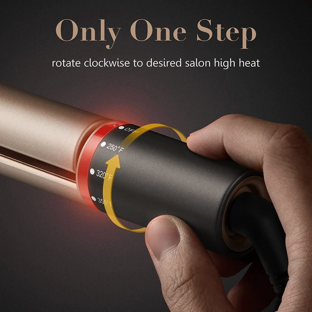 2IN1 Hair Straightener, Flat Iron Hair Straightener, Hair Straightener and Curler 2 in 1, Flat Iron Curling Iron in One, Curling Straightening Iron Combo, round Flat Iron