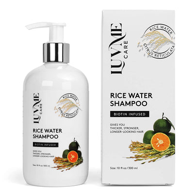 Rice Water Hair Growth Shampoo with Biotin,Rice Water for Hair Growth- Hair Shampoo for Hair Growth for Thinning Hair and Hair Loss, All Hair Types, Men and Women 10 Fl Oz