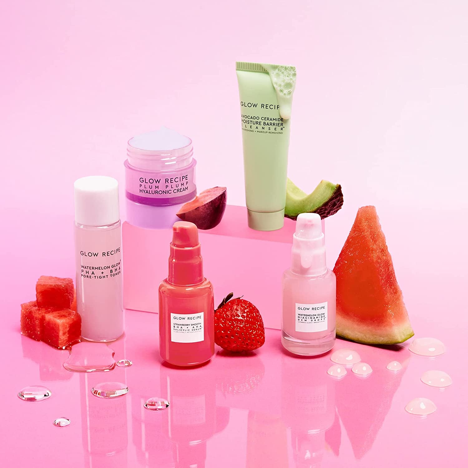- Fruit Babies Bestsellers Kit - Mini Travel Size Beauty Essentials - Avocado Foam Cleanser, Niacinamide Dew Drops Serum, Pore-Tight Toner, Salicylic Serum, Hyaluronic Acid Cream (5 Count)
