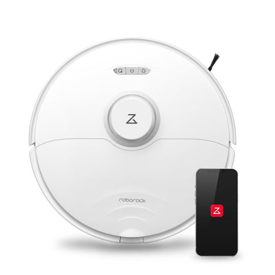 ® S8-WHT Robot Vacuum Cleaner and Sonic Mopping with Duoroller™ Brush, 6000 Pa, and Obstacle Avoidance