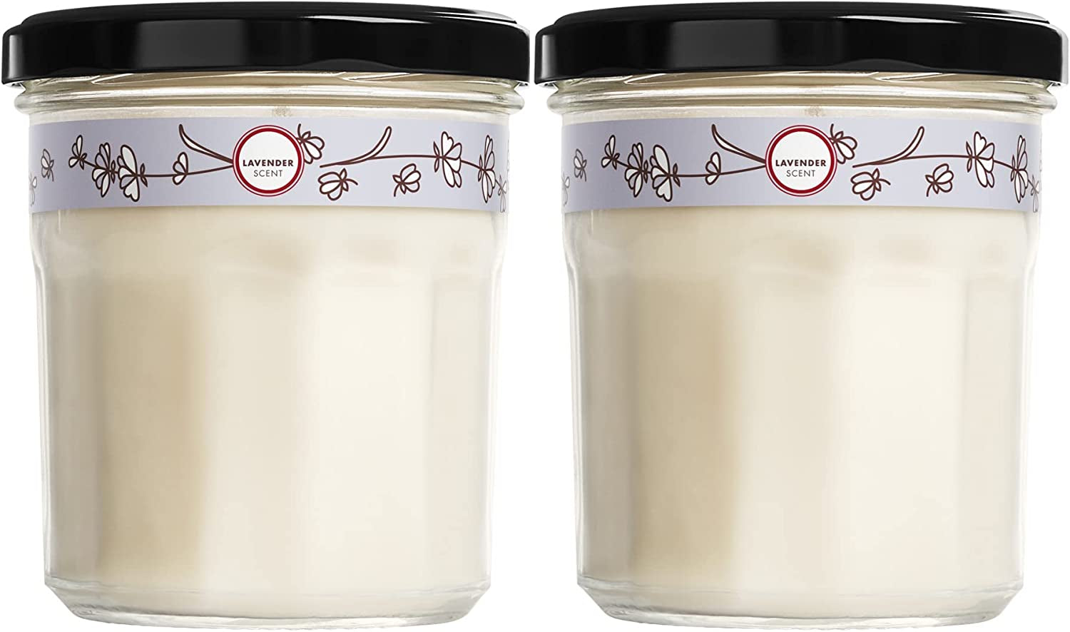 Mrs. Meyer'S Soy Aromatherapy Candle, 35 Hour Burn Time, Made with Soy Wax and Essential Oils, Lavender, 7.2 Oz - Pack of 2