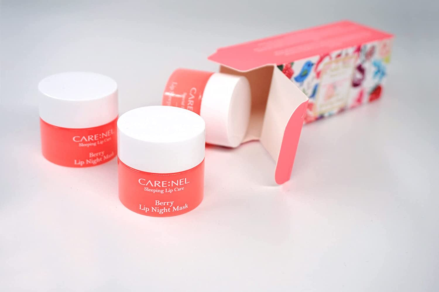 CARENEL Lip Sleeping Mask 5G ( 3 Set ) - Korean Skin Care Maintaining Moist Lips All Day Long - Lip Gloss and Moisturizers Cream Long Lasting - Night Treatments Lip Balm Chapped for Cracked Lips, Dry Lips, Wrinkles Lips for Girls, Women and Men