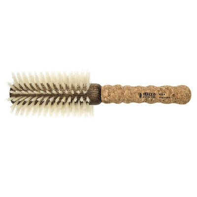 Professional (B Series) round Boar Hair Brush | Blonde Bristles with Cork Handle | for Color Treated & Fine Hair | Add Texture & Shine