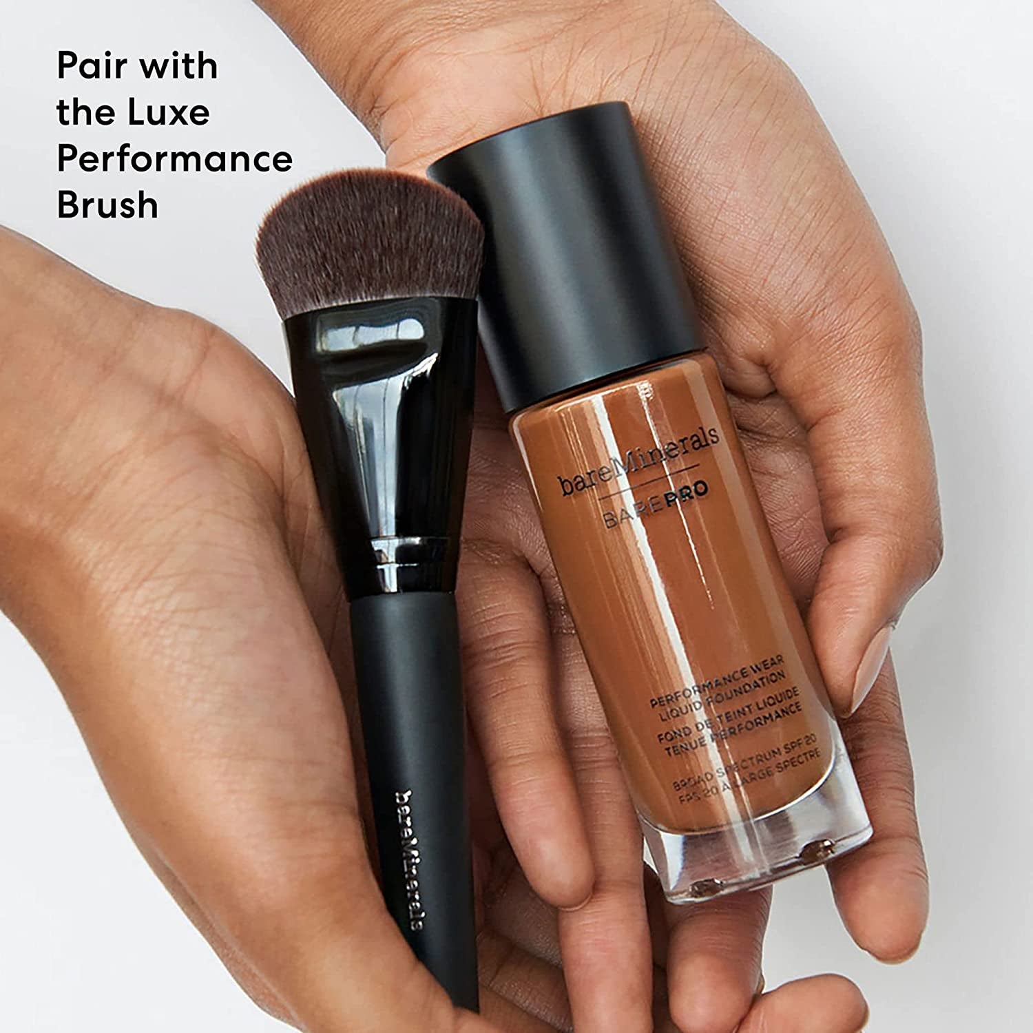 Barepro Performance Wear Liquid Foundation Broad Spectrum SPF 20, Silk 14, 1.0 Fl.Oz.