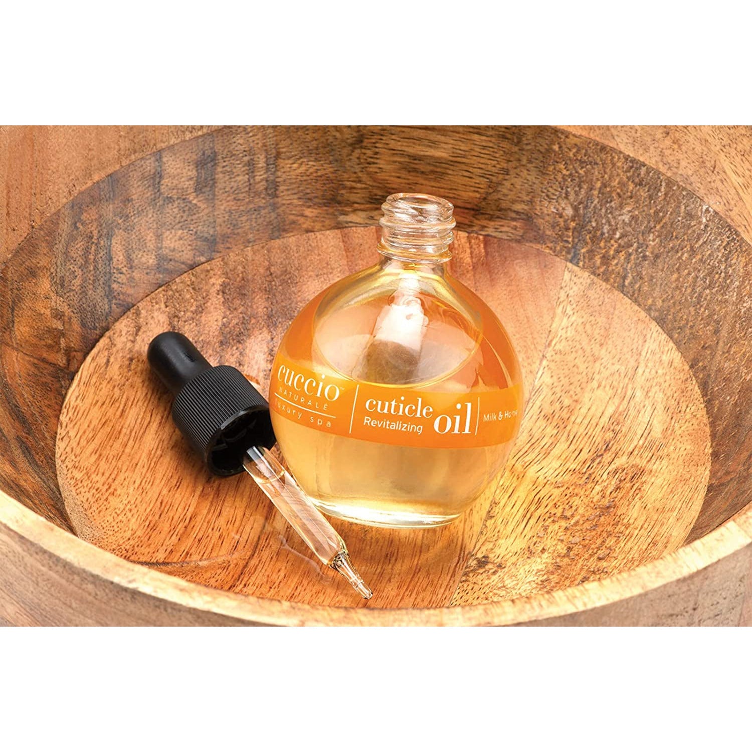 Naturale Revitalizing- Hydrating Oil for Repaired Cuticles Overnight - Remedy for Damaged Skin and Thin Nails - Paraben /Cruelty-Free Formula - Milk and Honey - 2.5 Oz