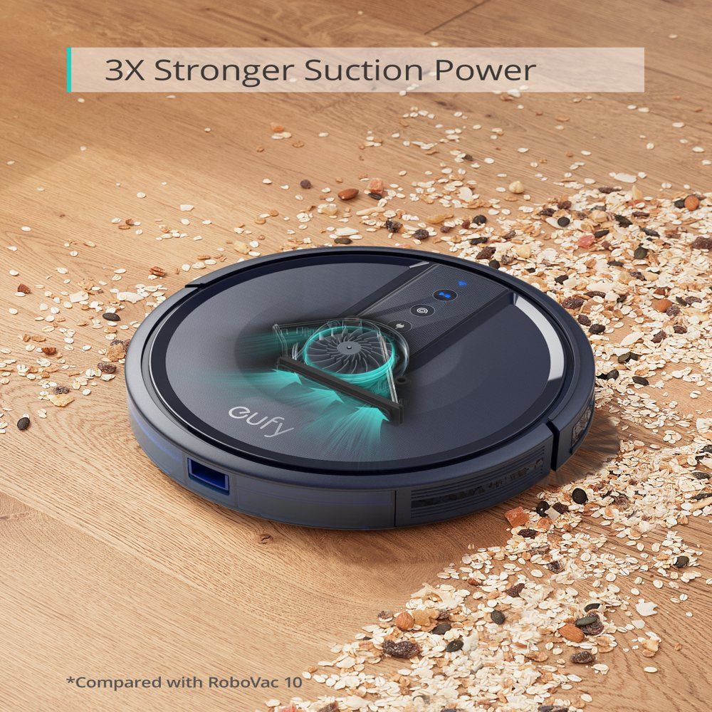 Eufy 25C Wi-Fi Connected Robot Vacuum, Great for Picking up Pet Hairs, Quiet, Slim