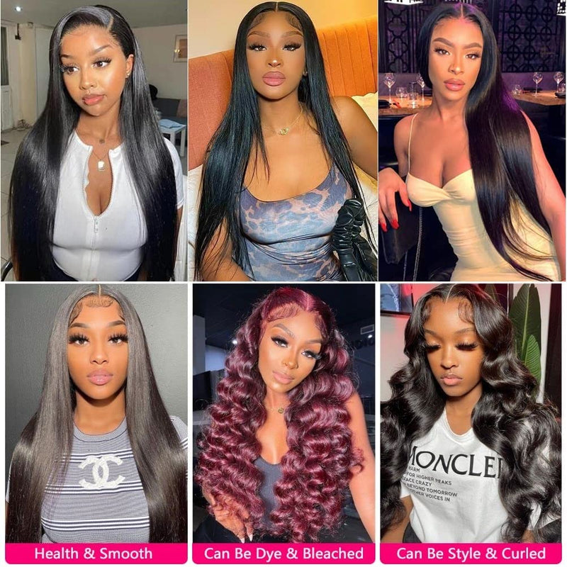 10A Straight Hair Bundles Brazilian Virgin Human Hair Bundles Straight 18 20 22 Inch 100% Unprocessed Virgin Hair Straight Weave Bundles Human Hair 3 Bundles Deals