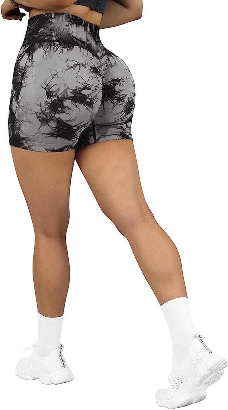 Women Seamless Booty Shorts Butt Lifting High Waisted Workout Shorts