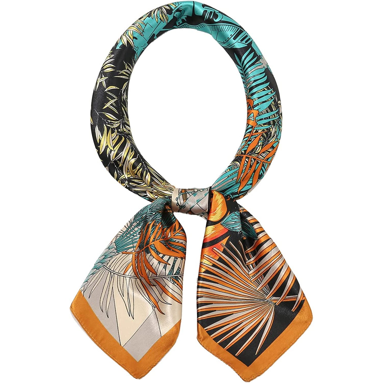 Head Scarf for Women like Silk Satin Scarf for Hair Wrapping at Night Bandana Square Scarf for Sleeping 35 Inch