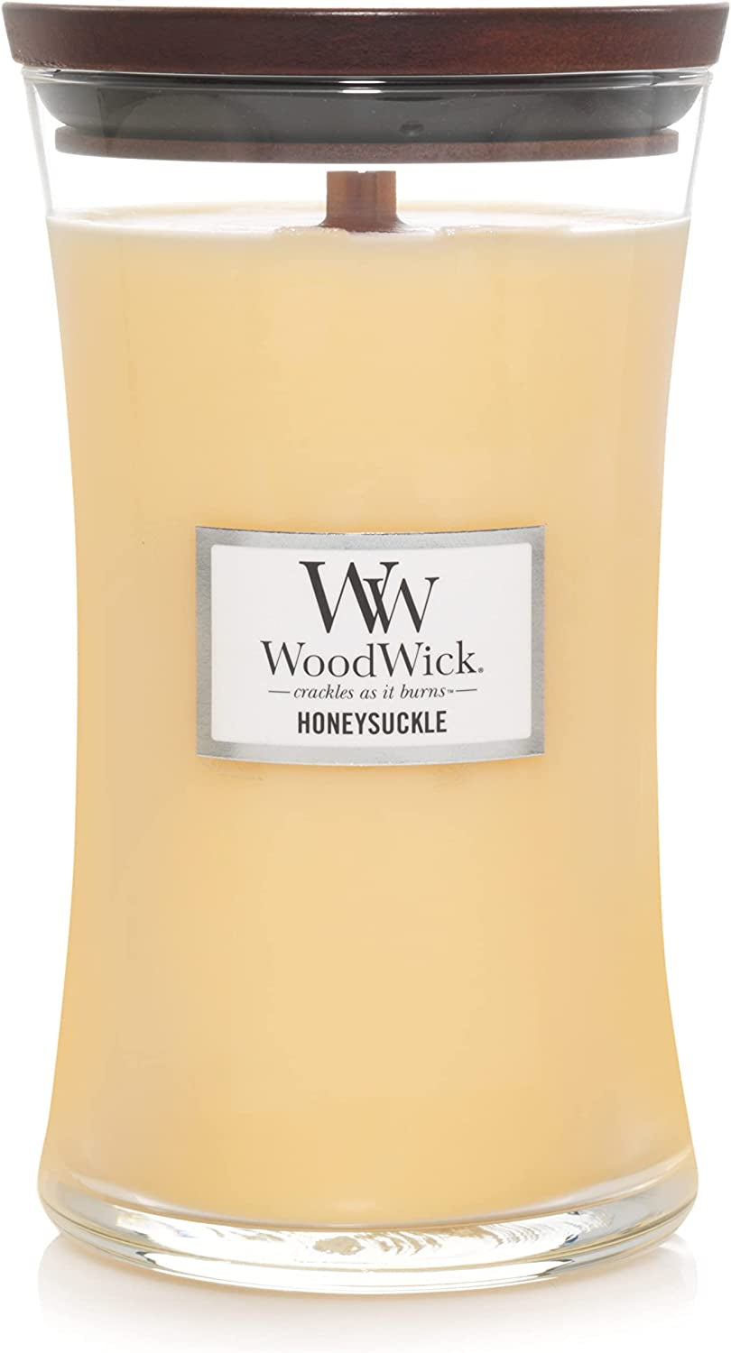 Large Hourglass Candle, Honeysuckle, 21.5 Oz