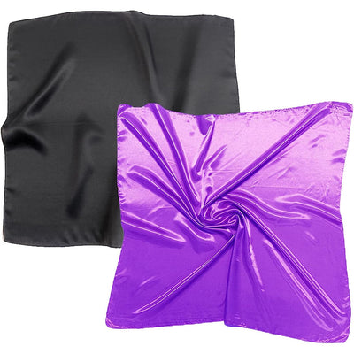 2 Pack 35" Satin Silk like Hair Scarf Bandana Light Head Wraps Neck Face Scarves Cover for Women