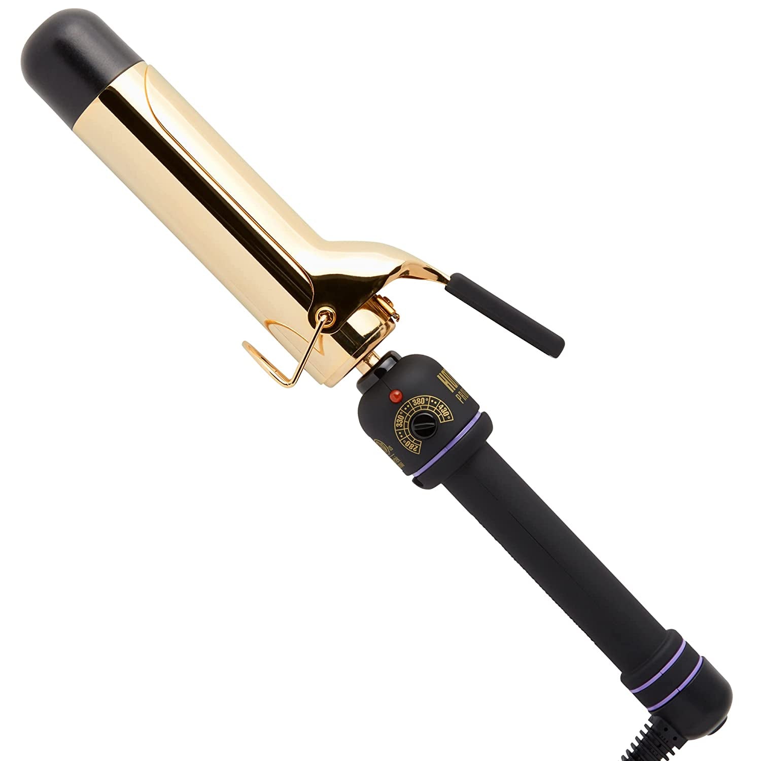 Hot Tools Pro Artist 24K Gold Curling Iron | Long Lasting, Defined Curls (1-1/2 In)