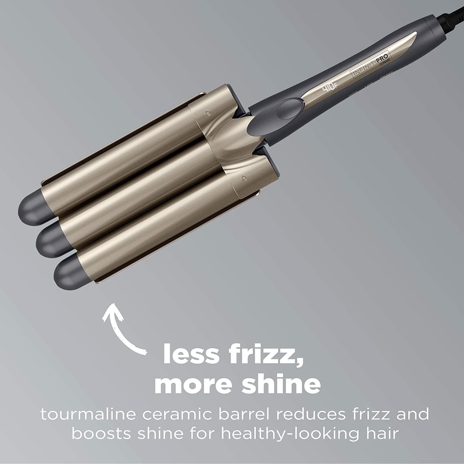 INFINITIPRO by  3 Barrel Hair Waver, Beach Waver Curling Iron, Long-Lasting Natural Looking Waves