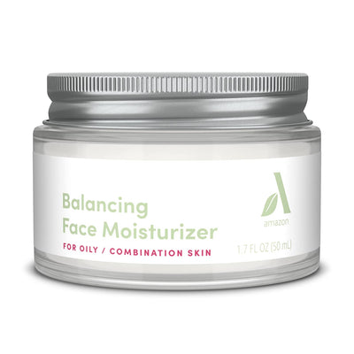 Balancing Face Moisturizer with Licorice Root Extract & Vitamin C, Vegan, Formulated without Fragrance, Dermatologist Tested, Oily to Combination Skin, 1.7 Fl Oz