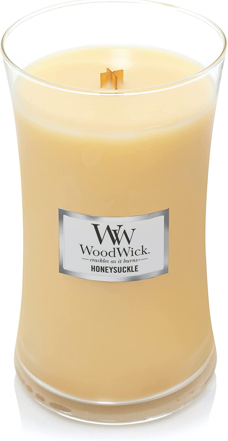 Large Hourglass Candle, Honeysuckle, 21.5 Oz