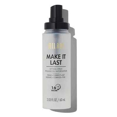 Make It Last 3-In-1 Setting Spray and Primer- Prime + Correct + Set (2.03 Fl. Oz.) Makeup Finishing Spray and Primer - Long Lasting Makeup Primer and Spray