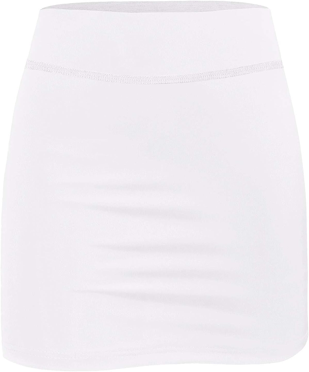 Women Tennis Skirts Inner Shorts Elastic Sports Golf Skorts with Pockets