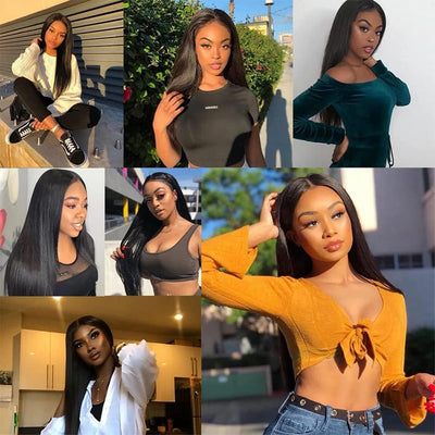 10A Straight Hair Bundles Brazilian Virgin Human Hair Bundles Straight 18 20 22 Inch 100% Unprocessed Virgin Hair Straight Weave Bundles Human Hair 3 Bundles Deals
