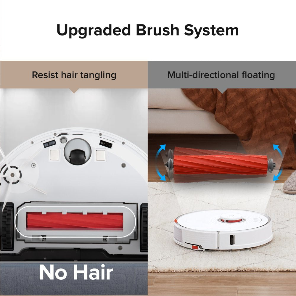 ® S7-WHT Robot Vacuum Cleaner with Sonic Mopping, Strong 2500PA Suction
